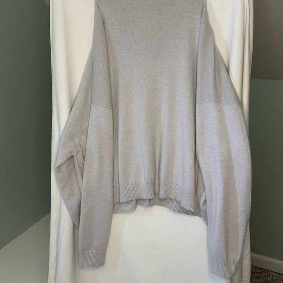H&M Oversized Gray Women's Sweater Size Cardigan X-Large - Picture 3 of 6